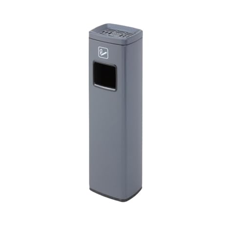 Lijiaxiuyc-101 standaschenbecher Raucherbereich Aschesäulen Lobby Treppenhaus Feuerlöscher Vertikale Edelstahl-Zigarettenkippensammlung Mülleimer außenaschenbecher(Grigio) von Lijiaxiuyc-101