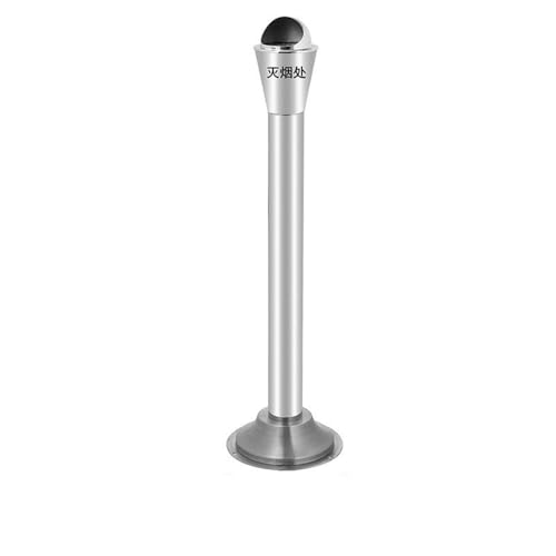 Lijiaxiuyc-101 standaschenbecher Regenfester Ash Pillar Ash Collection Rauchlöschender Mülleimer aus Edelstahl for den Außenbereich außenaschenbecher(Silver) von Lijiaxiuyc-101