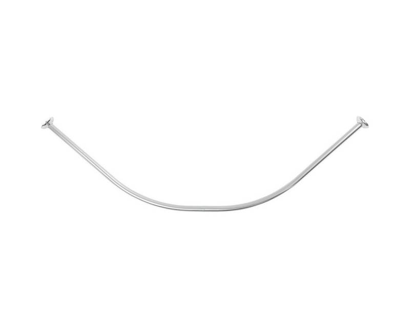 LikeKa Duschvorhangstange 90x90 cm Bogenstange Rundduschstange Winkelstange Rundstange von LikeKa