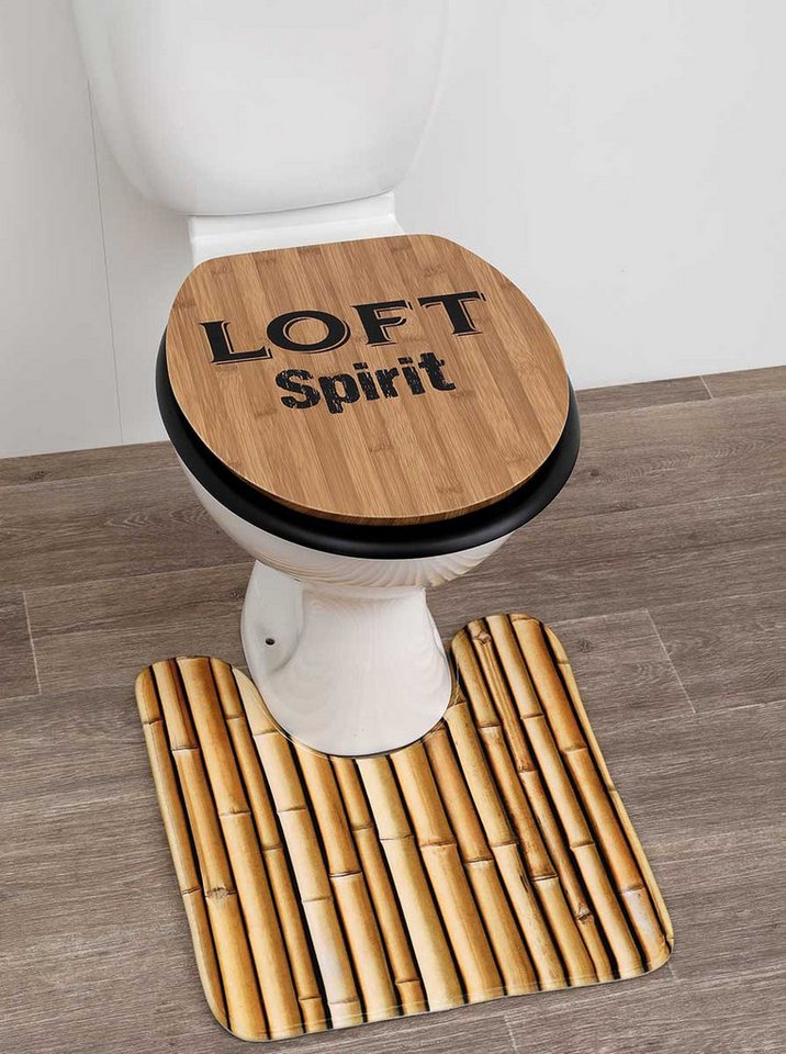 LikeKa WC-Sitz WC Deckel Toilettensitz aus Holz von LikeKa