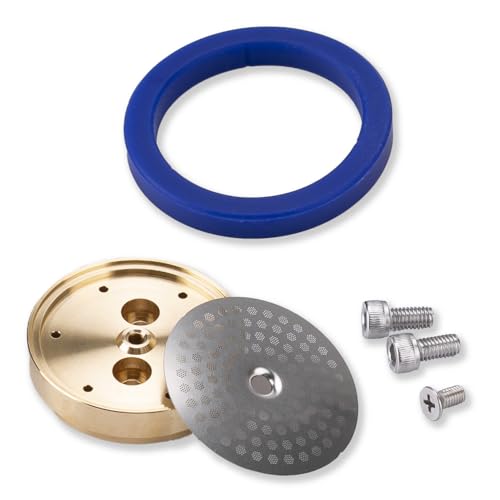 Messing-Tune-Up-Set für Gaggia, Ersatz für IMS Präzisions-Duschwand, Messingduschhalter, Silikondichtung, Edelstahlschrauben. von LikeLion