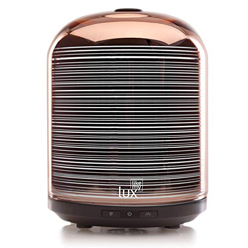 Aroma Diffuser 200ml Likemylux Ultraschall ÖL Diffusor Luftbefeuchter Aromatherapie Duftlampe (Gold) von Likemylux