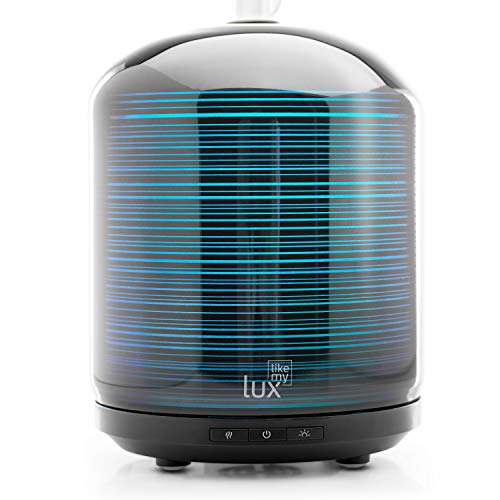 Aroma Diffuser 200ml Likemylux Ultraschall ÖL Diffusor Luftbefeuchter Aromatherapie Duftlampe (Grau) von Likemylux
