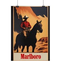 Marlboro Vintage Cowboy Poster, Retro Wall Art, Western Home Decor, Horse Print, Gift For Lovers, Rustic Hanging Marlboro Vintage Cowboy Poster, Retro Wall Art, Western Home Decor, Horse Print, Gift For Lovers, Rustic Hanging von LilDaveDE
