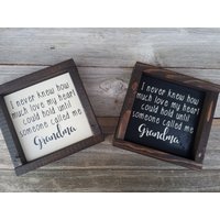Jemand Nannte Mich Oma-Rustic Holz Gerahmt Zeichen von LilRusticSignShoppe