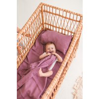 Kinder Leinen Bettwäsche Set Von 3 - Vorgewaschenes Bettbezug, Kissenbezug & Bettlaken in Flieder Kinder Leinen Bettwäsche Set Von 3 - Vorgewaschenes Bettbezug, Kissenbezug & Bettlaken in Flieder von LilacMayShop