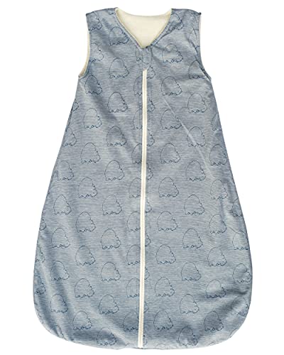 Lilano, Gefütterter Schlafsack ohne Arm Nilpferd (Blau, 1 (70 cm)) von Lilano