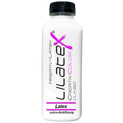 500 ml Lilatex farbiges Creativ-Latex extra-dickflüssig Flüssiglatex/Farblatex/Latexmilch/Naturlatex von Lilatex