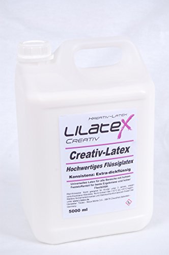 Lilatex Extra-dickflüssiges Latex/Latexmilch 5 Liter von Lilatex