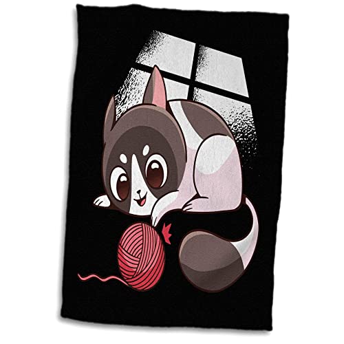 Handtuch 40x70cm, Sven Herkenrath Anime - Süße Lustige Anime Manga Katze Für Kawaii Und Otaku Liebhaber Badehandtücher Saugfähig Sporthandtücher Mikrofaser Summer Badetuch Für Mädchen Junge von Liliang Lianghang