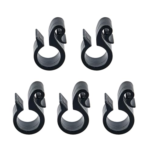 5pcs Gartenschlauchhalter Clips Sichern Verriegelungsmechanismus Bewässerungsschläuche Haken Für Vertikale Horizontale Rohranordnung Tropfbewässerungsrohr Clip von Lilinzhi