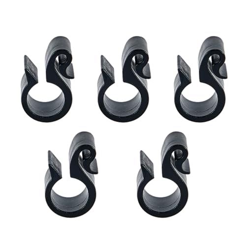 5pcs Gartenschlauchhalter Clips Sichern Verriegelungsmechanismus Bewässerungsschläuche Haken Für Vertikale Horizontale Rohranordnung Tropfbewässerungsrohr Clip von Lilinzhi