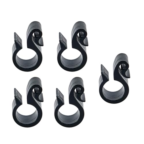 5pcs Gartenschlauchhalter Clips Sichern Verriegelungsmechanismus Bewässerungsschläuche Haken Für Vertikale Horizontale Rohranordnung Tropfbewässerungsrohr Clip von Lilinzhi