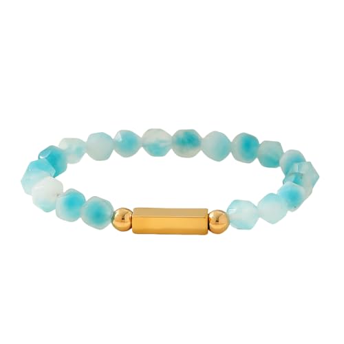 Eleganter, handgefertigter Steinperlen-Schmuck, natürliche Textur für Freunde oder Liebhaber, Geschenk für formelle Anlässe Eleganter, handgefertigter Steinperlen-Schmuck, natürliche Textur für Freunde oder Liebhaber, Geschenk für formelle Anlässe von Lilinzhi