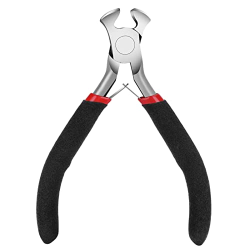 End-Nippers Endschneidezange mit ergonomischem Griff Drahtschneider Zange Nägel Abzieher Werkzeug 11,4 cm kleine Zange von Lilinzhi