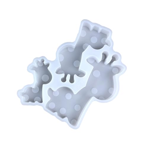 Giraffe Figur Silikonformen Für Kerzenseife Giraffe Statue Silikonform Gips Für Home Dekoration Kerze Making Formen von Lilinzhi