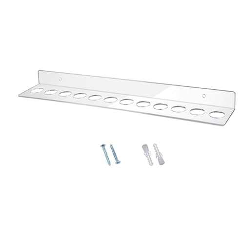 Lilinzhi 12 Slot Clear Wall Mount Scissor Acryl Werkzeug Organisatoren Arbeitsbereiche Aufräumerlösung Für Bastelraum Acrylscherenregal Auf Dem Bastelraum von Lilinzhi