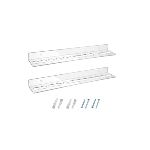Lilinzhi 12 Slot Clear Wall Mount Scissor Acryl Werkzeug Organisatoren Arbeitsbereiche Aufräumerlösung Für Bastelraum Acrylscherenregal Auf Dem Bastelraum von Lilinzhi