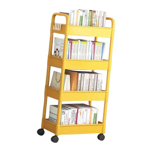 Lilinzhi 4 Ebenen Snacks Aufbewahrungsströme Easy Assembly Rolling Cart Tragbarer Rack Für Camping Und Freien Bewegliche Für Schlafzimmerorganisationen von Lilinzhi
