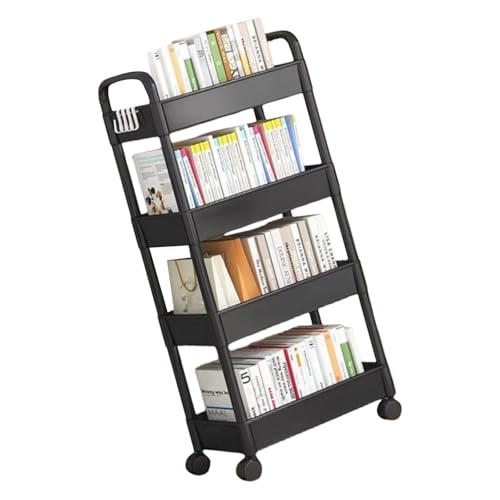 Lilinzhi 4 Ebenen Snacks Aufbewahrungsströme Easy Assembly Rolling Cart Tragbarer Rack Für Camping Und Freien Bewegliche Für Schlafzimmerorganisationen von Lilinzhi