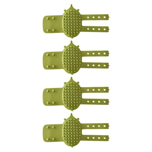 Lilinzhi 4pc Silicon Massage Pinsel Set Verstellbare Möbel Mount Pet Päckerei Werkzeug Haarsammler Lose Haarsammler von Lilinzhi