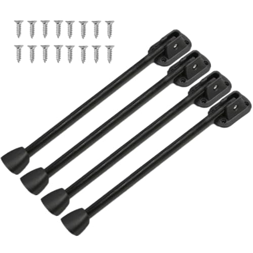 Lilinzhi Klapptischbein-Set aus Eisen, zusätzliche lange Hufeisenform, Halterung für Möbel zu Hause und im Büro, zum Einschrauben, 4 Stück von Lilinzhi