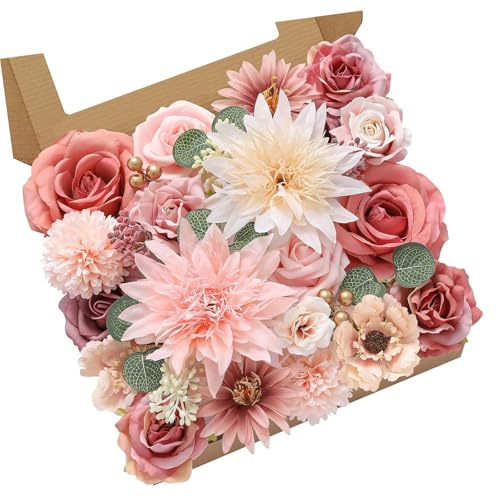 Lilinzhi Künstliche Seidenblume Verschiedene Farbstoff Flower Box Home Hochzeit Geburtstagsfeier Dekoration Set Bastelblumen Für Scrapbooking Und Rahmen Lilinzhi Künstliche Seidenblume Verschiedene Farbstoff Flower Box Home Hochzeit Geburtstagsfeier Dekoration Set Bastelblumen Für Scrapbooking Und Rahmen von Lilinzhi