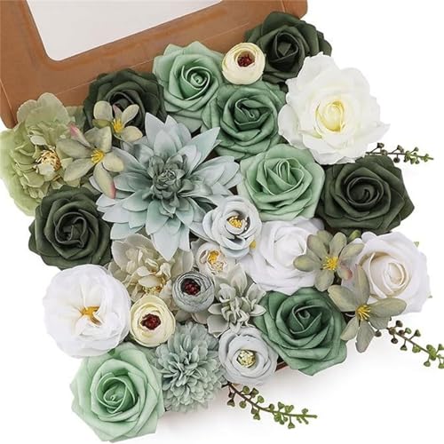 Lilinzhi Künstliche Seidenblume Verschiedene Farbstoff Flower Box Home Hochzeit Geburtstagsfeier Dekoration Set Bastelblumen Für Scrapbooking Und Rahmen Lilinzhi Künstliche Seidenblume Verschiedene Farbstoff Flower Box Home Hochzeit Geburtstagsfeier Dekoration Set Bastelblumen Für Scrapbooking Und Rahmen von Lilinzhi