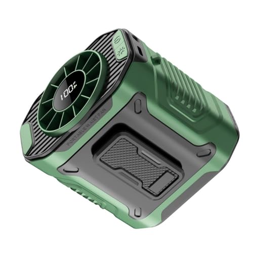 Lilinzhi Mehrzweck-Schreibtisch-Ventilator, 100 Stufen, Windkontrolle und Hüftgurte, Ventilator für Outdoor-Camping, Kontaktanzeigen Lilinzhi Mehrzweck-Schreibtisch-Ventilator, 100 Stufen, Windkontrolle und Hüftgurte, Ventilator für Outdoor-Camping, Kontaktanzeigen von Lilinzhi