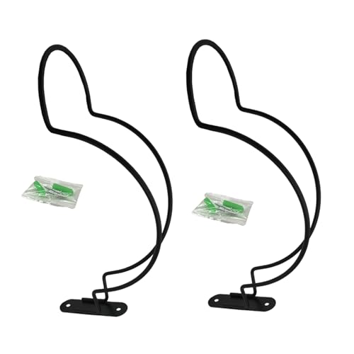 Lilinzhi Packung Mit 2 Wandmontierten Helmlagerregalen Eisenkonstruktion Mehrzweckgeräte Organisatoren Für Home Garage Workshop Metall Wandmontage Helmhalter von Lilinzhi