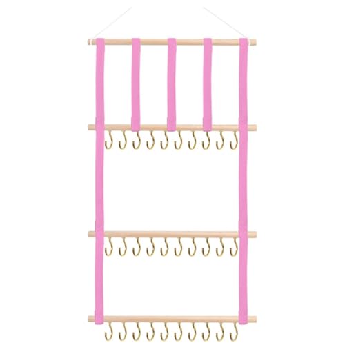 Lilinzhi Raumeeffiziente Wandmontierte Haarnadel Speicher Organisatoren Nordische Häuser Dekore Kinderzimmerdekoration Mit Waschbaren Stofftaschen Skandinavisches Haarzubehör Rack von Lilinzhi