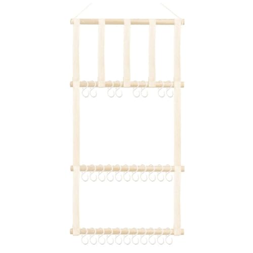 Lilinzhi Raumeeffiziente Wandmontierte Haarnadel Speicher Organisatoren Nordische Häuser Dekore Kinderzimmerdekoration Mit Waschbaren Stofftaschen Skandinavisches Haarzubehör Rack von Lilinzhi
