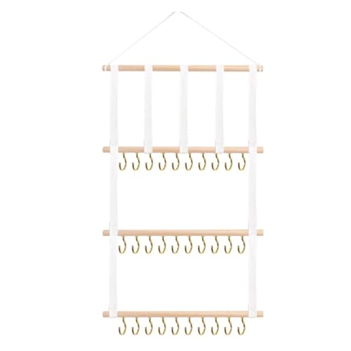 Lilinzhi Raumeeffiziente Wandmontierte Haarnadel Speicher Organisatoren Nordische Häuser Dekore Kinderzimmerdekoration Mit Waschbaren Stofftaschen Skandinavisches Haarzubehör Rack von Lilinzhi