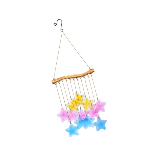 Lilinzhi Resistente Eisenwinde Chimes Mit Glas Künstlerischer Blattform Metallwinde Glocken Gärten Ornamente Wetterbeständige Windkinos Für Regnerische Klimazonen von Lilinzhi