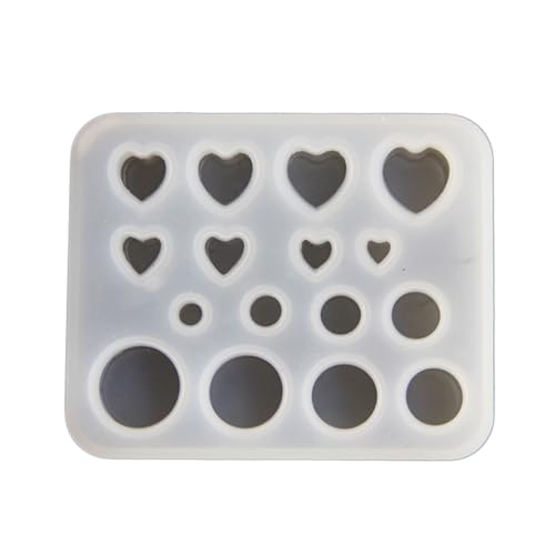 Lilinzhi Silikonform-Set für Ohrendehner, rund, herzförmige Ohren, Expander-Formen von Lilinzhi