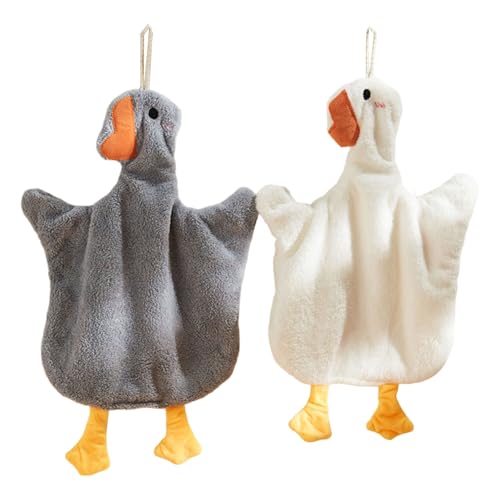 Lilinzhi Tierdesign Hängende Handtücher 2 Pack Corals Fleece Absorbierende Schnelle Trockene Und Weiche Badezimmer Küchentücher Für Kinder Korallen Fleece Hand Für Kinder von Lilinzhi