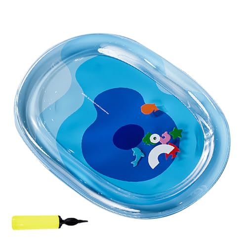 Lilinzhi Verdickte PVC Haustierkühlkissen Mit Inflator Für Innenraum Freien Kratzfeste Wassermatte Für Kleine Hund Und Katzen Aufblasbare Katzen Wasserpolster Mit Pumpe von Lilinzhi