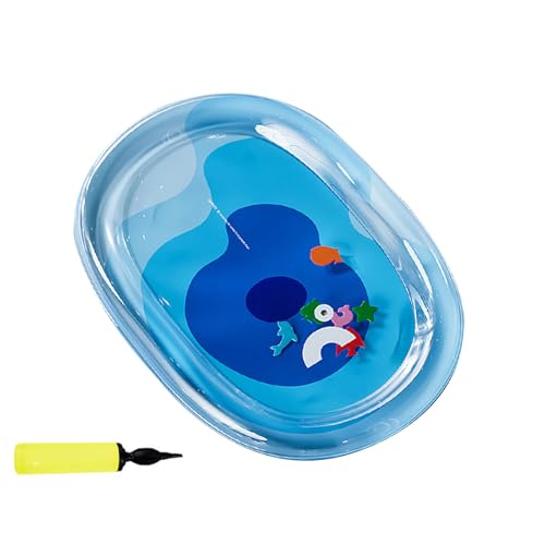 Lilinzhi Verdickte PVC Haustierkühlkissen Mit Inflator Für Innenraum Freien Kratzfeste Wassermatte Für Kleine Hund Und Katzen Aufblasbare Katzen Wasserpolster Mit Pumpe von Lilinzhi
