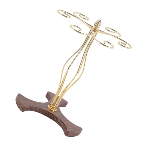 Lilinzhi Vertikaler Weinglas Lagerregal Raum Für Effiziente Barscharifter Dekorative Küche Arbeitsplatte Display Lösung Metall Weinregal Für Gläser von Lilinzhi