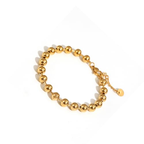 Moderne Edelstahl-Perlen mit 6 mm oder 8 mm Perlenoptionen. Anspruchsvoller Schmuck für ganztägigen Komfort. Edelstahlperlen von Lilinzhi