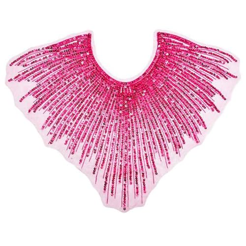 Pailletten bestickter Kragen, Persönlichkeit, modisch, handgenähte Applikationen, Abendkleid, Accessoire, halbfertig Pailletten bestickter Kragen, Persönlichkeit, modisch, handgenähte Applikationen, Abendkleid, Accessoire, halbfertig von Lilinzhi