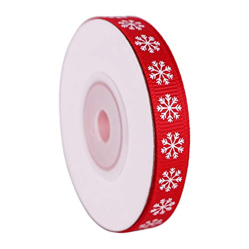 Ripsband mit Schneeflockendruck, Weihnachtsdekoration, Weihnachtsdekoration, Weihnachtsdekoration, Weihnachtsbaumbeleuchtung, Rot, Grün, 15 Rollen, 9 m Ripsband mit Schneeflockendruck, Weihnachtsdekoration, Weihnachtsdekoration, Weihnachtsdekoration, Weihnachtsbaumbeleuchtung, Rot, Grün, 15 Rollen, 9 m von Lilinzhi