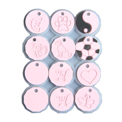 SCS-Silikonform für den Einkaufswagen, Familienfreundlich, zum Basteln, für Schmuck, Handwerk, Weiß SCS-Silikonform für den Einkaufswagen, Familienfreundlich, zum Basteln, für Schmuck, Handwerk, Weiß von Lilinzhi