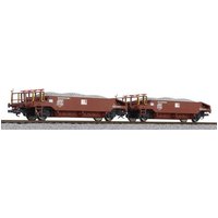 Liliput L230113 H0 2er-Set Schotterwagen der SOB von Liliput
