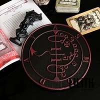 Asmodee Sigil Eschenholz Altar Pentakel - Ars Goetia von LilithMagicCandles