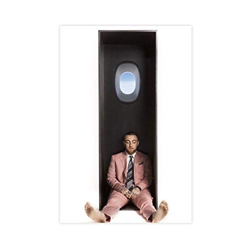 Rap-Sänger, Musikproduzent Mac Miller 20 Leinwand-Kunstposter und Wandkunst-Bilddruck, modernes Familien-Schlafzimmer-Dekor-Poster, 40 x 60 cm, ohne Rahmen-style1 von Lilizi
