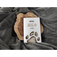 Schutzhülle Für Den Impfpass, Eu Heimtierausweis Mit Pfote Hunde Und Katzen, Pfotenabdruck, Tierpass Wird Namen Personalisiert von LillaLykaDesign