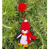 Filz Pinguin Wichtel Schneemann Reh Maus Weihnachtsdeco von LillesFee