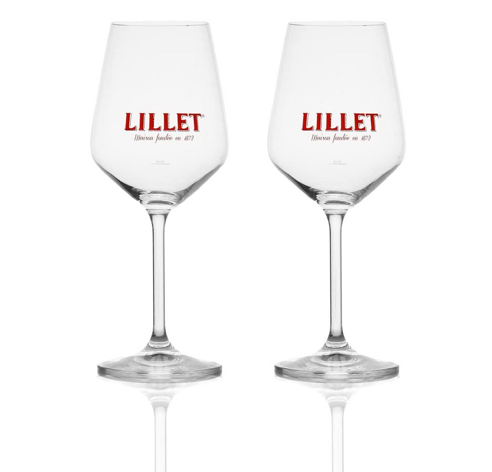 Lillet Gläser-Set Lillet – 2er Set Weingläser für Aperitifs & Spritz von Lillet