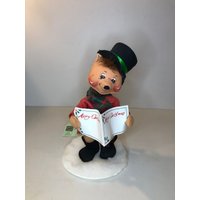 1997 Annalee Dolls - 10 Zoll Caroling Boy Bear Cute Christmas Decor; Urlaub Plüsch Dekor von LilliansCornerFinds